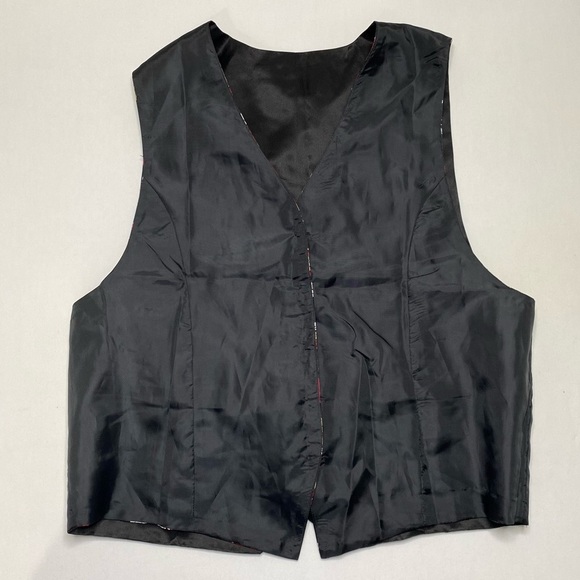 UNISEX LOONEY TUNES MANIA 100% SILK BUTTON UP VEST! - Picture 16 of 16